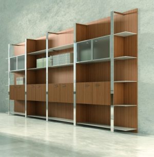 Boiserie modulaire boekenkast