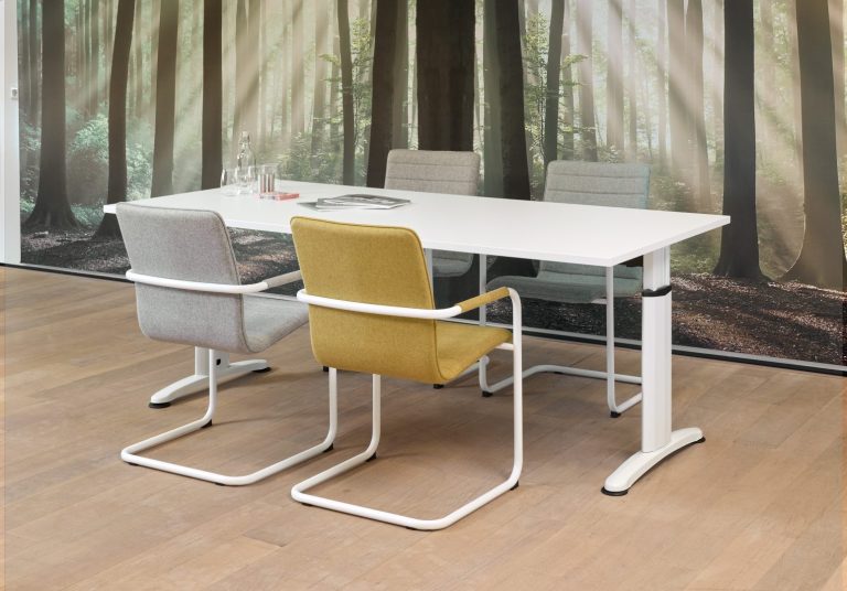 Orange Office work tafel